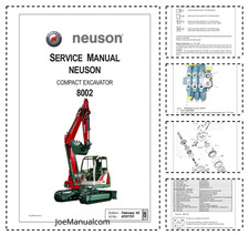 Neuson 8002 Koparka gąsienicowa Instrukcja serwisowa PDF na sprzedaż  PL