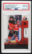 2015 Ice World Junior Championships Nível 1/699 Connor McDavid PSA 10 Rookie RC comprar usado  Enviando para Brazil
