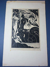 Perseus andromeda woodblock for sale  KETTERING