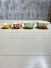Conjunto de tigela de medição Pioneer Woman 4 peças de grés floral ninho  comprar usado  Enviando para Brazil