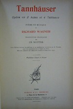 Richard wagner tannhäuser d'occasion  Corbeil-Essonnes