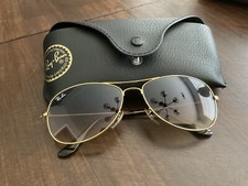 Óculos de sol RAY BAN COCKPIT RB 3362 001/51 56014 135 2N dourado comprar usado  Enviando para Brazil