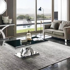 Ława glamour Colorado stal szlachetna blat kamienny nowoczesny na sprzedaż  PL