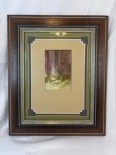 Vtg framed watercolor for sale  Hampstead