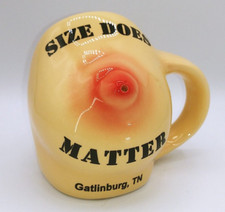 Tamanho importa mulher nua B00B Gatlinburg TN alça de caneca de xícara de café cerâmica comprar usado  Enviando para Brazil