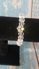 Beaded bracelet. clear for sale  OLDBURY