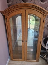 Antique oak glass for sale  RAYLEIGH