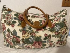 Sacolas de tapete vintage da América bolsa de viagem floral fim de semana comprar usado  Enviando para Brazil