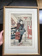 Antique japanese woodblock for sale  ST. ALBANS