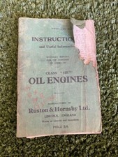 Original ruston hornsby for sale  LLANELLI