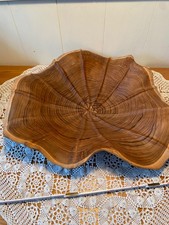 Teakschale lotus bstschale gebraucht kaufen  Lübeck