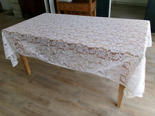 Nappe blanche dentelle d'occasion  Lannion