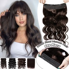 Clipe de uma peça CLEARANCE em extensões de cabelo humano Remy real cabelo liso/ondulado comprar usado  Enviando para Brazil