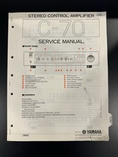 Amplificador de controle Yamaha C-70 manual de serviço lista de peças - som natural original comprar usado Amplificador de controle Yamaha C-70 manual de serviço lista de peças - som natural original comprar usado  Enviando para Brazil