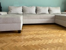 Beigefarbene couch sofa gebraucht kaufen  Berlin