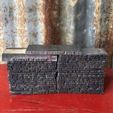 Printing blocks words for sale  Taylorville