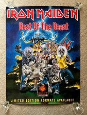 *IRON MAIDEN - Best of the Beast PROMO POSTER | 24 x 32 | Heavy Metal | Eddie* comprar usado  Enviando para Brazil