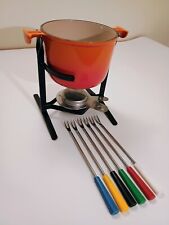 Creuset fondue set. for sale  SALE