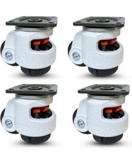 CasterHQ - Rodízios retráteis para máquina de nivelamento - Pacote com 4 - 2.400 libras por conjunto comprar usado  Enviando para Brazil