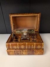 Livro de couro antigo decantador de licor francês tântalo livro falso conjunto cofre  comprar usado  Enviando para Brazil