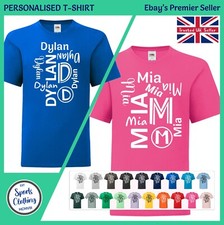 Personalised kids shirt for sale  WALLINGTON