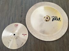 Pila de platillos Paiste 10" 2002 Splash y 18" PST5 China Suiza Alemania Envío gratuito segunda mano  Embacar hacia Argentina