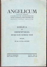 Angelicum volumen fasc. usato Angelicum volumen fasc. usato  Pavia