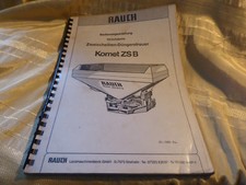 Betriebsanleitung streutabelle gebraucht kaufen  Weinheim