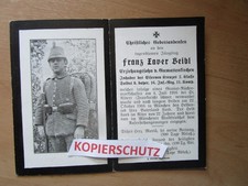 Sterbebild bayer inf gebraucht kaufen  Deutschland