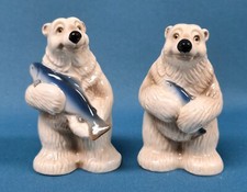 Big Sky Carvers urso polar com saleiro e pimenta para peixes comprar usado  Enviando para Brazil