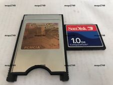 SANDISK 1GB Flash Compacto + Cartão ATA PCMCIA Adaptador Máquina JANOME comprar usado  Enviando para Brazil
