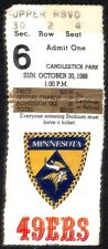 1988 vikings 49ers for sale  Houston