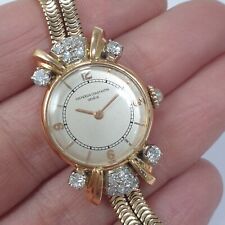 Usado, RELÓGIO FEMININO VINTAGE OURO ROSA 18K VACHERON CONSTANTIN COM DIAMANTES POR VOLTA DE 1950 comprar usado  Enviando para Brazil