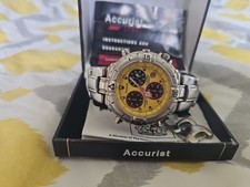 Accurist stainless steel for sale  BROUGHTON-IN-FURNESS