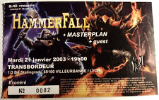 Hammerfall ticket billet d'occasion  Saint-Chamond