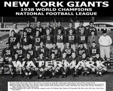 Foto de time 1938 NY Football Giants - NFL Champions, 8x10 P&B, usado comprar usado  Enviando para Brazil