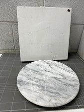 VINTAGE 1980S MÁRMORE PREGUIÇOSO SUSAN CONDIMENTO COMIDA SERVIR MESA CAFÉ BAR comprar usado  Enviando para Brazil