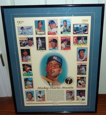 Mickey Mantle Topps EDIÇÃO LIMITADA/10.000 Moldura de Folha Comemorativa com Certificado de Autenticidade comprar usado  Enviando para Brazil