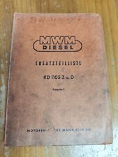 Rig mwm kd1105 gebraucht kaufen  Spraitbach