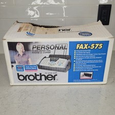 Máquina de fax pessoal Brother FAX-575 com telefone e copiadora  comprar usado  Enviando para Brazil