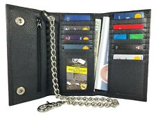 Black leather trifold for sale  Ozone Park
