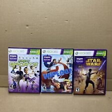 Lote de 3 - Kinect Star Wars (Microsoft Xbox 360, 2012) Kinect Sports & Wipeout 2 comprar usado  Enviando para Brazil