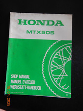 Reparaturanleitung honda mtx50 gebraucht kaufen  Hannover