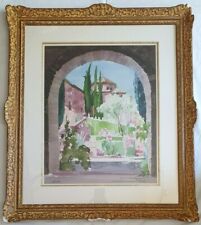 Tableau peinture aquarelle d'occasion  Yffiniac