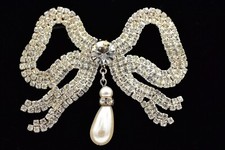 Vintage crystal bow for sale  Pasadena