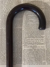 Antique ebony walking for sale  TAUNTON