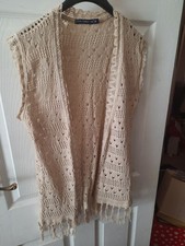 Knitted waistcoat womens for sale  WALLASEY