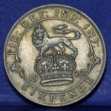George silver sixpence for sale  UK