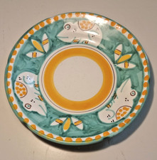 Piatto ceramica dipinta usato  Grottammare