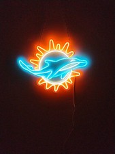 Miami dolphins neon for sale  Orem